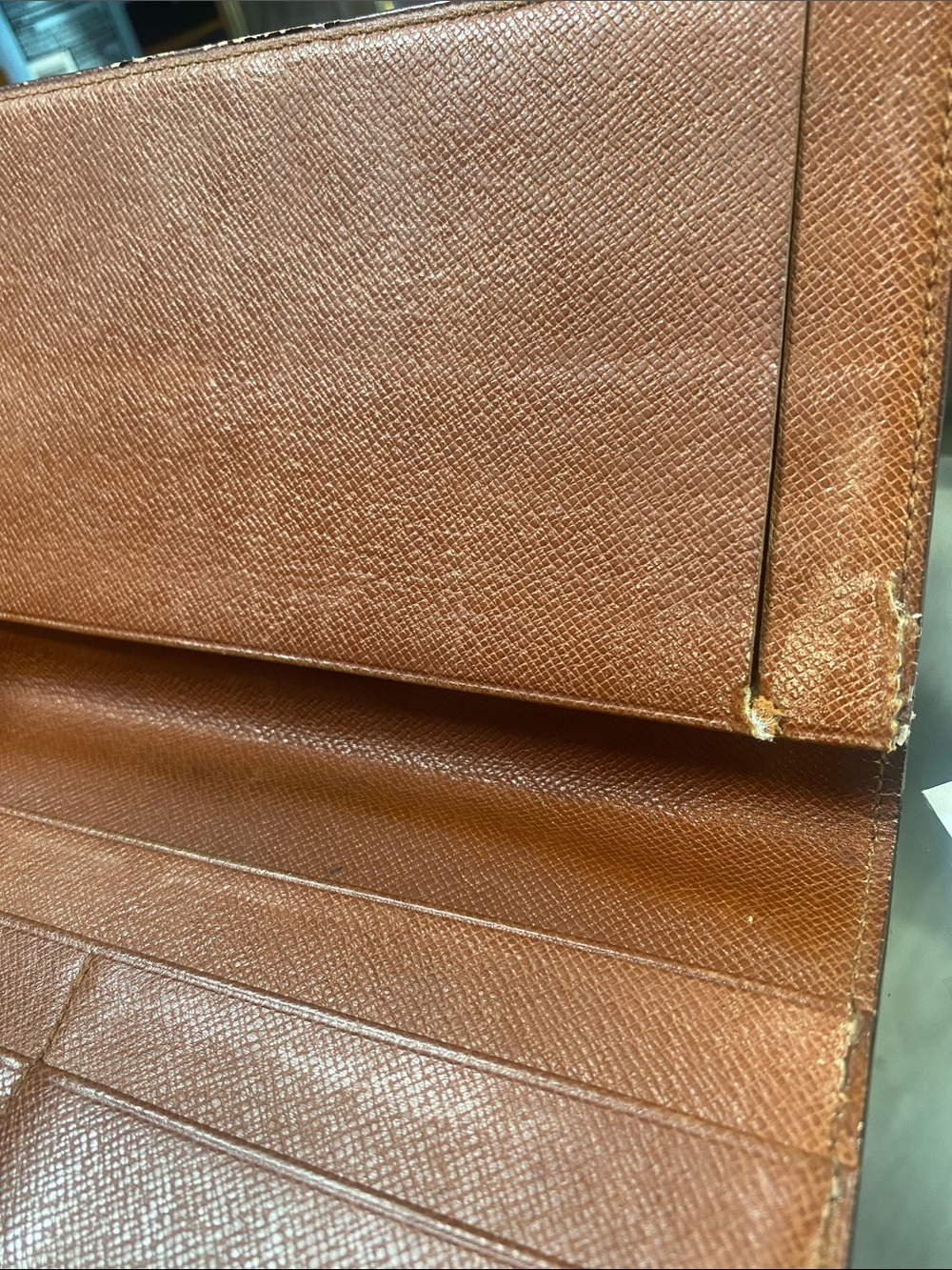Authentic Louis Vuitton Monogram Checkbook/Phone Continental Wallet - Picture 12 of 16